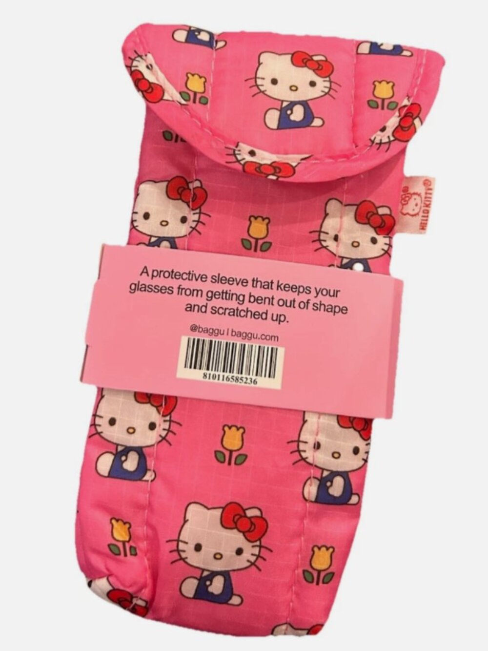 Kitty Cat Fuchsia PINK Glasses Case Sleeve Sunglasses Storage Soft Protector New